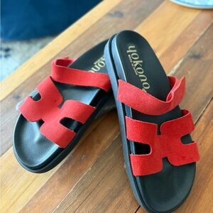 Yokono Plana Morena Leather Mules (size 39 | 8.5W) NEW - never worn!